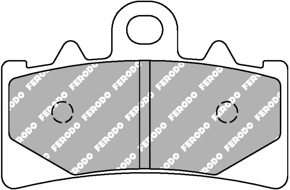 Plaquette de frein Ferodo pour Moto Fantic 500 CABALLERO SCRAMBLER 2022 AVG Neuf