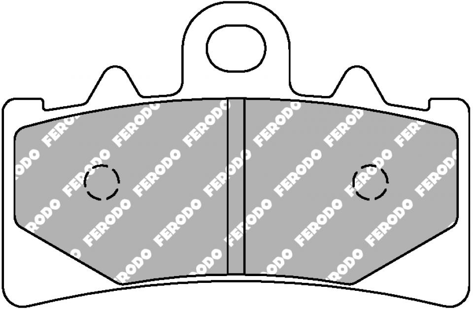 Plaquette de frein Ferodo pour Moto Fantic 500 CABALLERO SCRAMBLER 2022 AVG Neuf