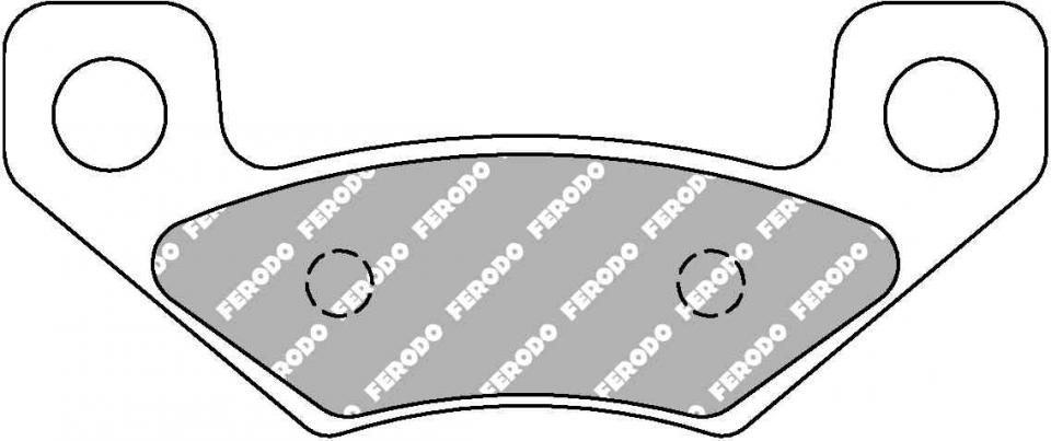 Plaquette de frein Ferodo pour Quad CAN-AM 450 DS 2008 à 2015 AR Neuf
