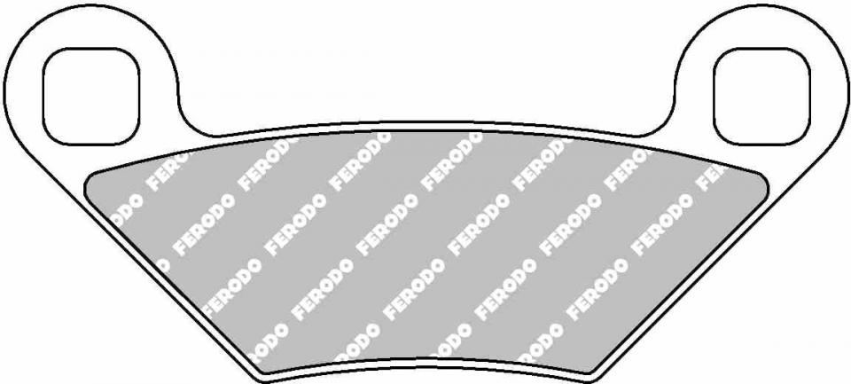 Plaquette de frein Ferodo pour Quad Polaris 550 Sportsman 4x4 Efi Ho 2011 à 2012 AV / AR / FDB2276SG Neuf