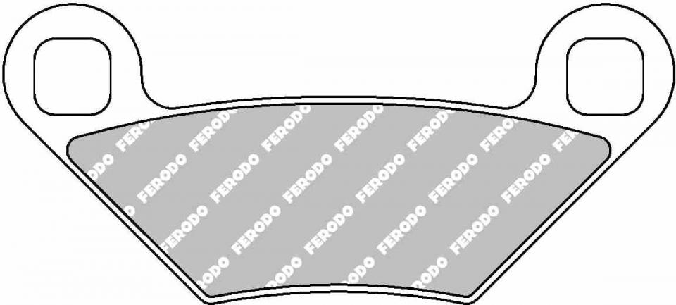 Plaquette de frein Ferodo pour Quad Polaris 550 Sportsman 4x4 Efi Ho 2011 à 2012 AV / AR / FDB2276SG Neuf