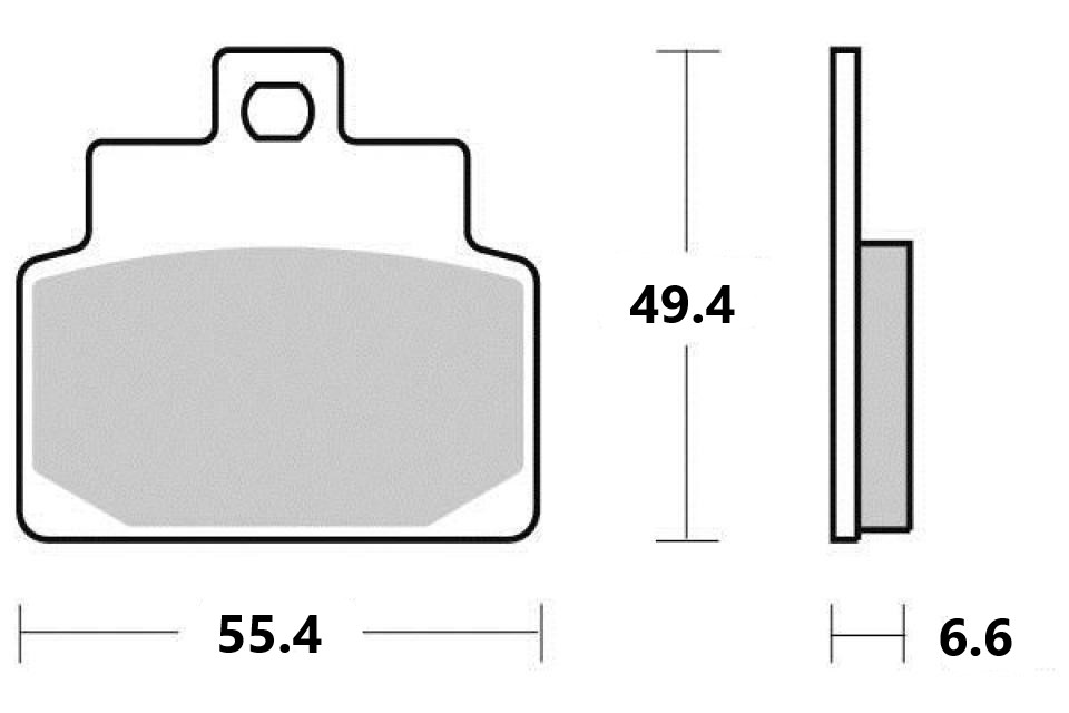 Plaquette de frein Ferodo pour Moto Piaggio 300 Mp3 Lt Ie 2014 à 2016 AVG / AVD / FDB2277AG Neuf