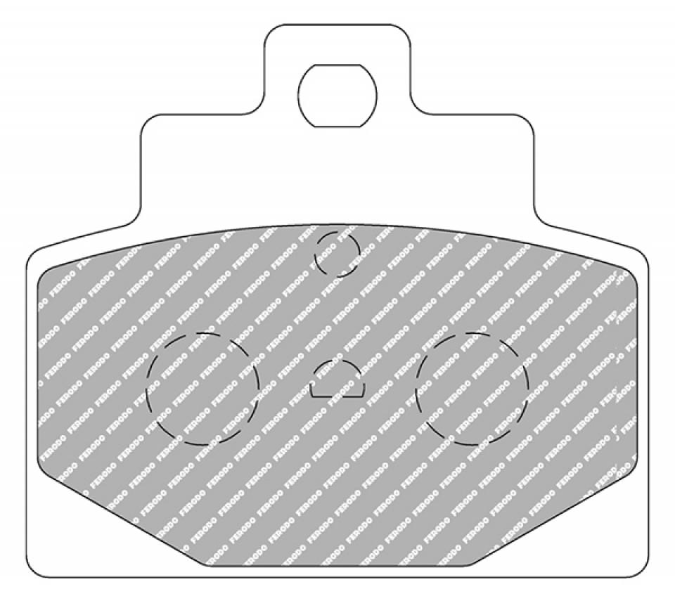 Plaquette de frein Ferodo pour Moto Piaggio 300 Mp3 Lt Ie 2014 à 2016 AVG / AVD / FDB2277AG Neuf