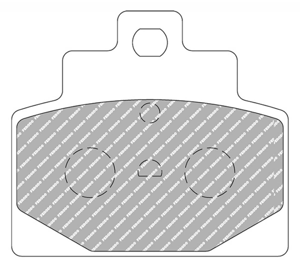 Plaquette de frein Ferodo pour Moto Piaggio 300 Mp3 Lt Ie 2014 à 2016 AVG / AVD / FDB2277AG Neuf