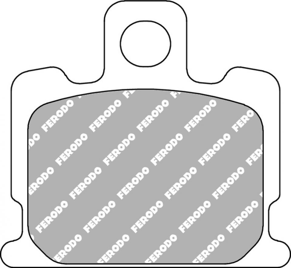 Plaquette de frein Ferodo pour Moto Yamaha 50 Rd Mx 1981 à 1984 FDB277P Neuf