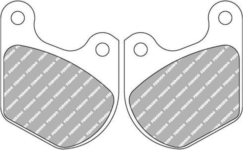 Plaquette de frein Ferodo pour Moto Harley Davidson 1000 XLH Sportster 1979 à 1982 AR / FDB334P Neuf