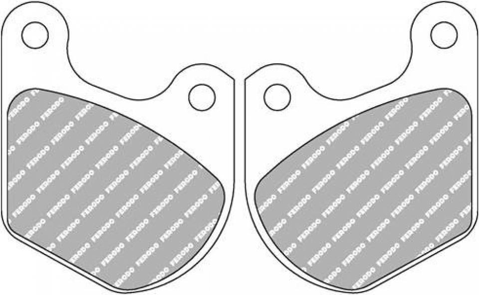 Plaquette de frein Ferodo pour Moto Harley Davidson 1000 XLH Sportster 1979 à 1982 AR / FDB334P Neuf