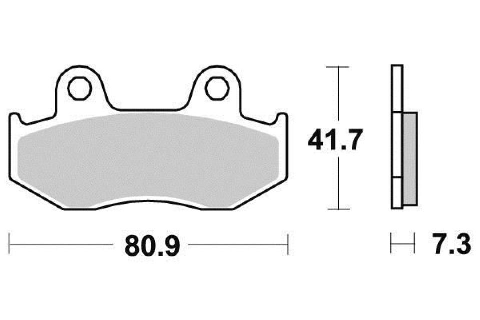 Plaquette de frein Ferodo pour Moto Honda 600 XR R 1985 à 1987 AV Neuf