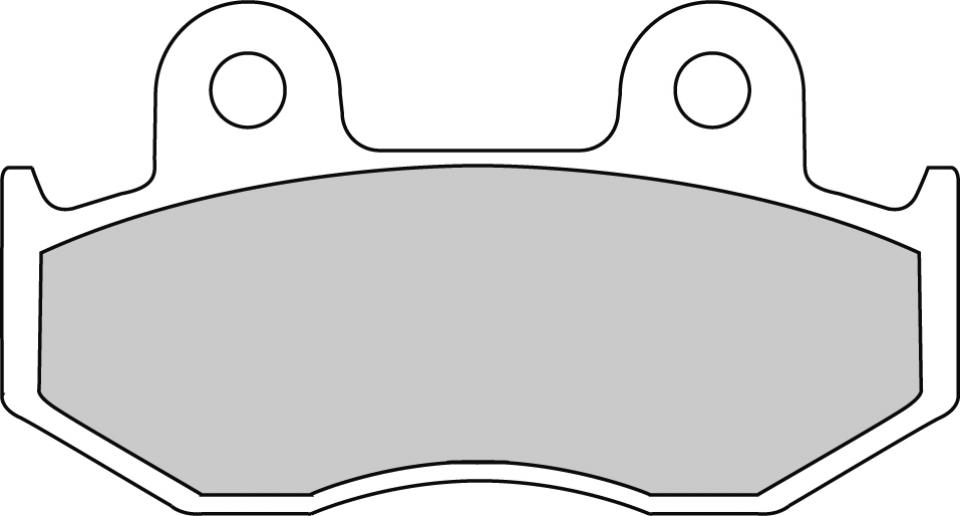 Plaquette de frein Ferodo pour Honda 125 @ 2001 à 2003 JF07B / AV Neuf