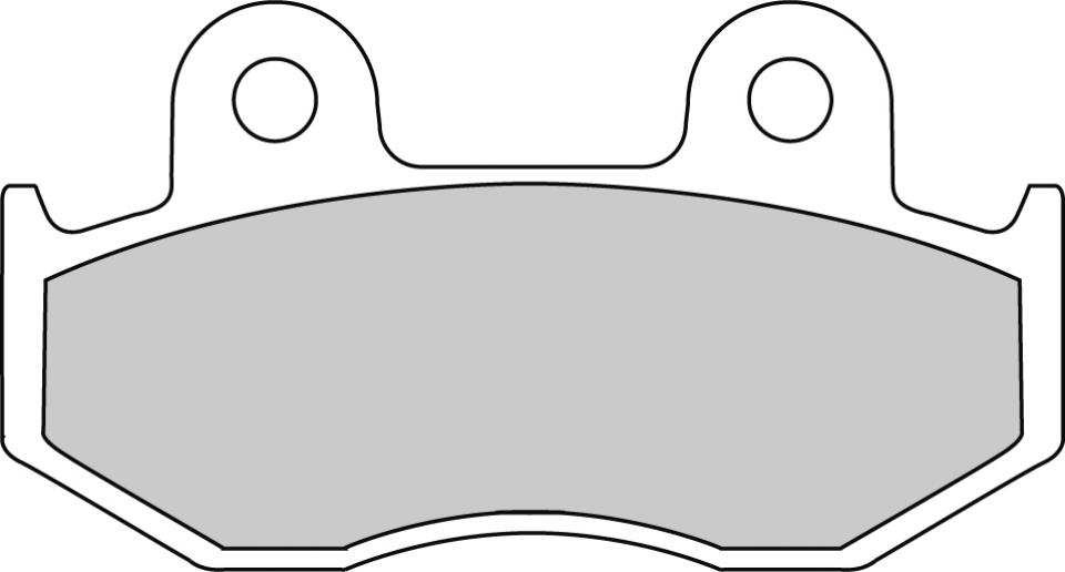 Plaquette de frein Ferodo pour Honda 125 @ 2001 à 2003 JF07B / AV Neuf