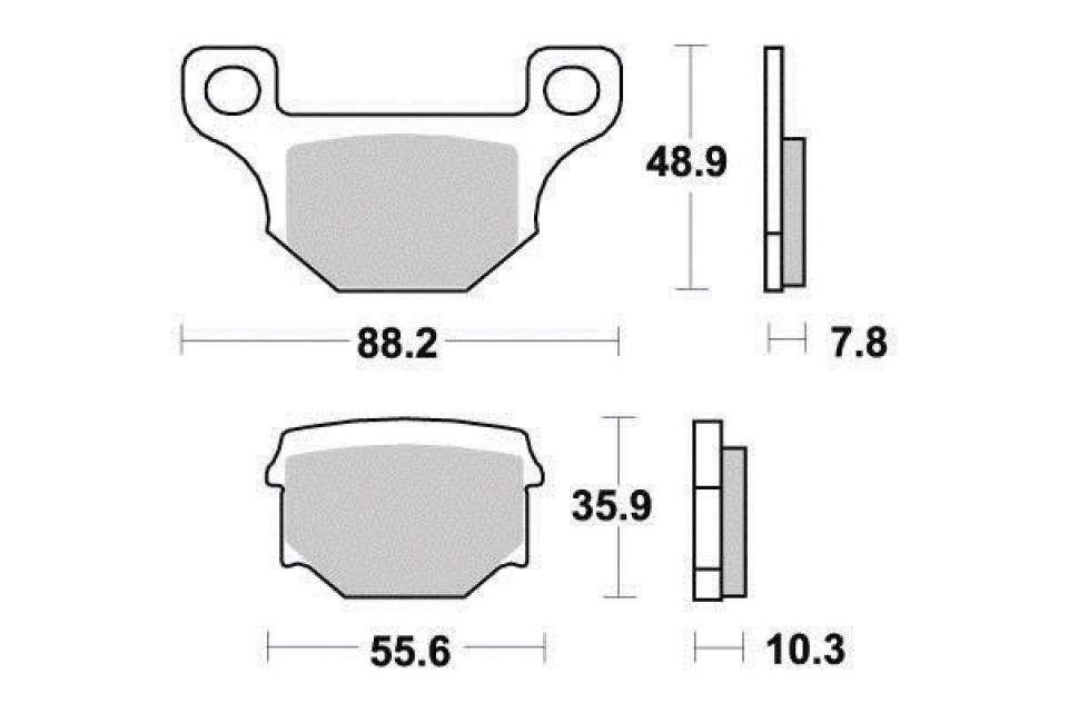 Plaquette de frein Ferodo pour Moto Rieju 50 RS3 Sport Euro4 2011 à 2020 AR Neuf