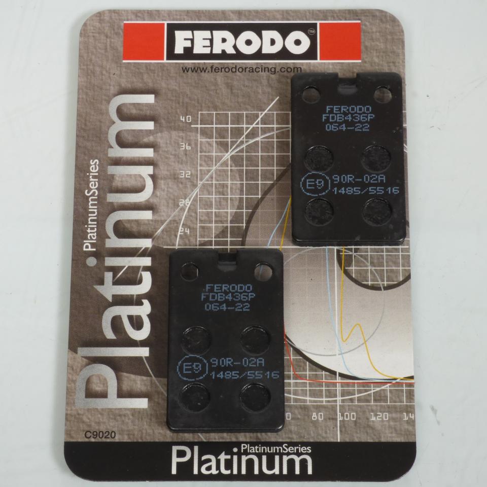 Plaquette de frein Ferodo pour Scooter Malaguti 50 Crosser 1995 à 1998 43 / AV Neuf