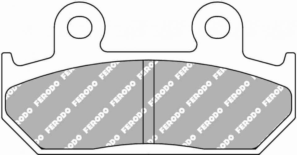 Plaquette de frein Ferodo pour Moto Honda 250 NSR 1987 MC16 / AV / FDB462P Neuf