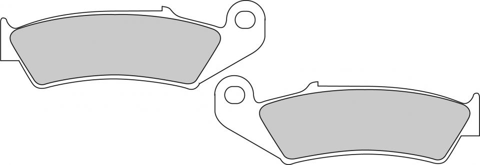 Plaquette de frein Ferodo pour Moto Honda 125 CR 1987 JE010 / AV / FDB495P Neuf