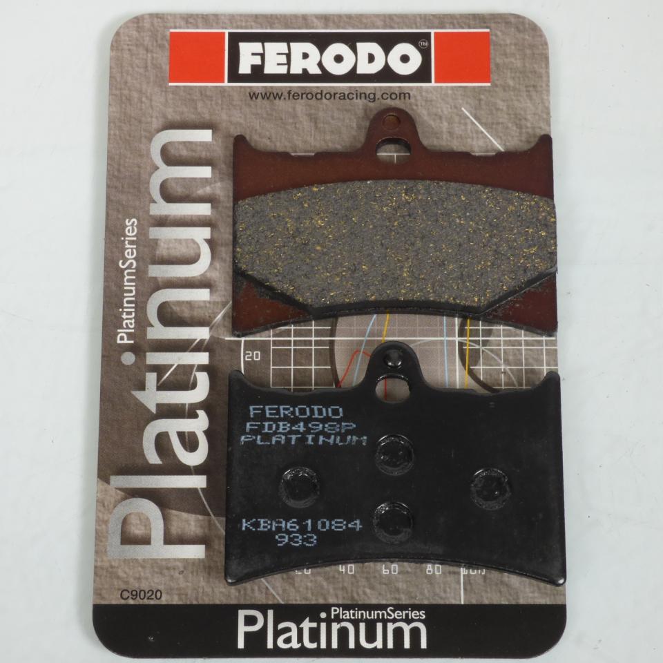 Plaquette de frein Ferodo pour Moto Moto Guzzi 1000 Quota Ie 1993 à 1997 AV / FDB498P Neuf