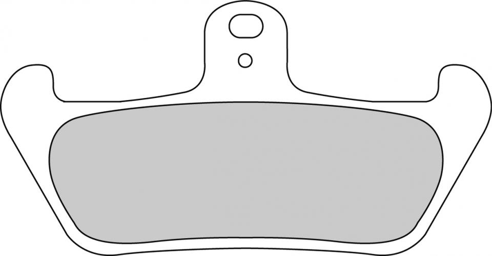 Plaquette de frein Ferodo pour Moto Gilera 600 Nord west 1991 à 1994 AV Neuf