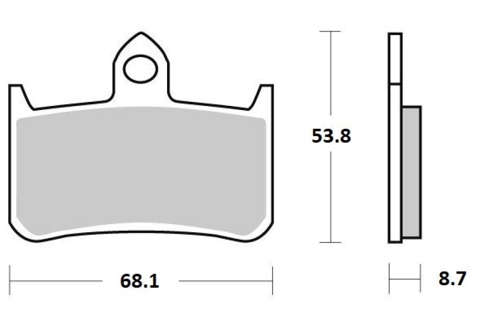 Plaquette de frein Ferodo pour Moto Honda 250 NSR 1994 à 1999 MC28 / AV Neuf