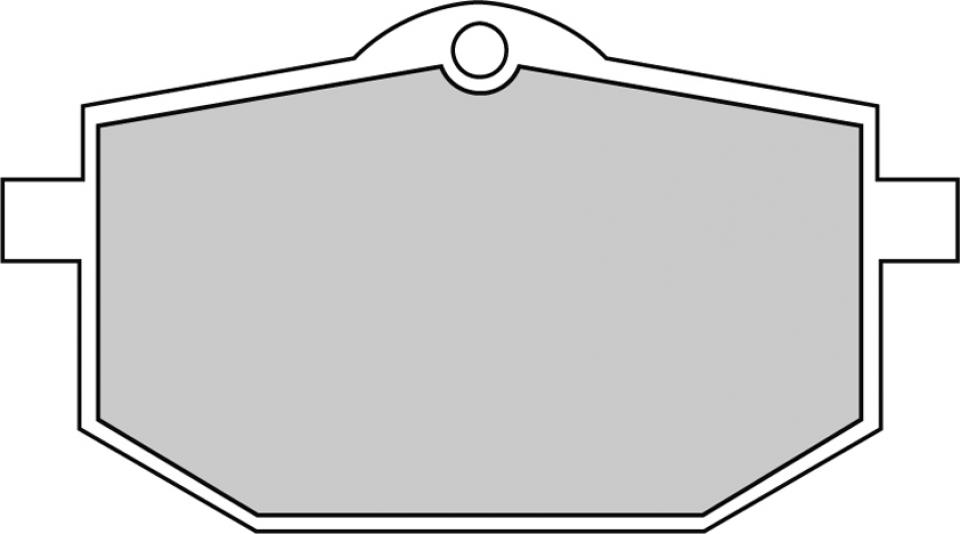 Plaquette de frein Ferodo pour Moto Yamaha 600 Tt Japon 1989 AV / FDB583P Neuf