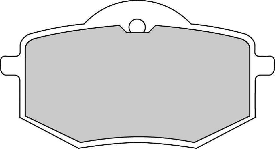 Plaquette de frein Ferodo pour Moto Yamaha 535 Xv Sp Virago 1988 à 1997 AV / FDB591P Neuf