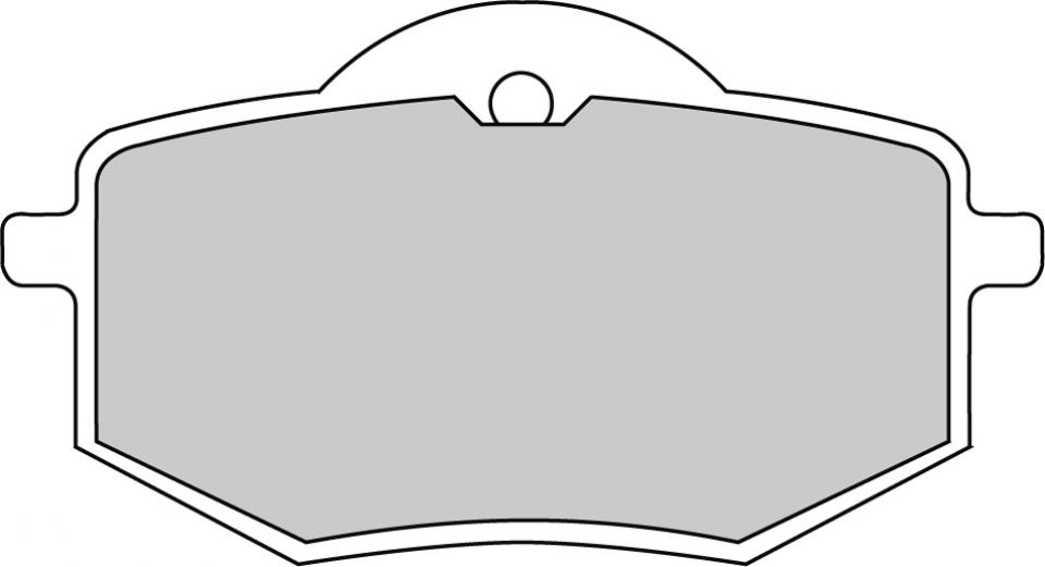 Plaquette de frein Ferodo pour Moto Yamaha 535 Xv Sp Virago 1988 à 1997 AV / FDB591P Neuf