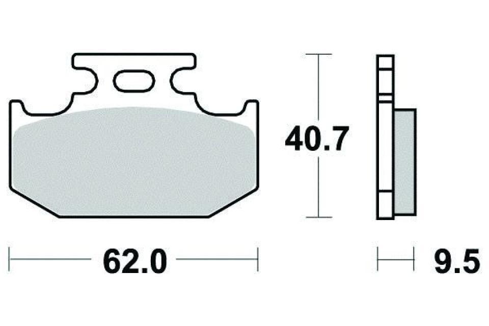 Plaquette de frein Ferodo pour Moto Yamaha 125 Xsr 2021 à 2023 AR Neuf