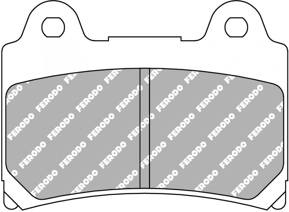 Plaquette de frein Ferodo pour Moto Yamaha 250 TDR 1988 à 1992 AV / FDB662P Neuf