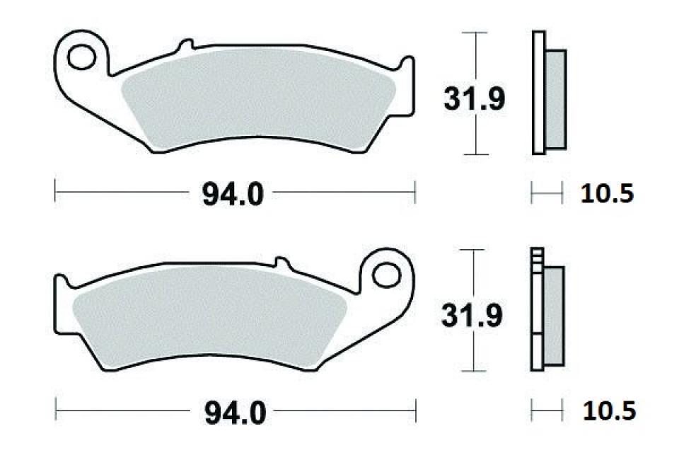 Plaquette de frein Ferodo pour Moto Honda 1100 ST 1996 à 2001 SC26D / AR Neuf