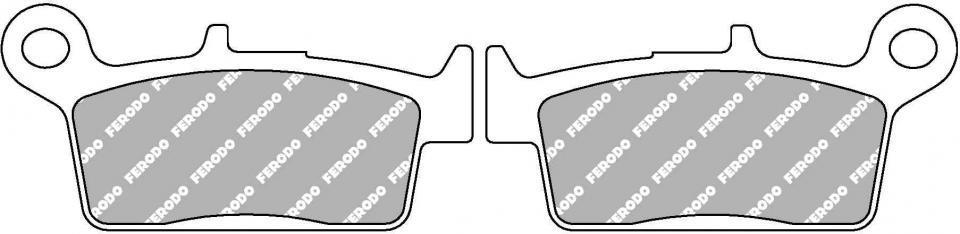 Plaquette de frein Ferodo pour Scooter Sachs 50 49 Er 2005 à 2006 AV / FDB672AG Neuf