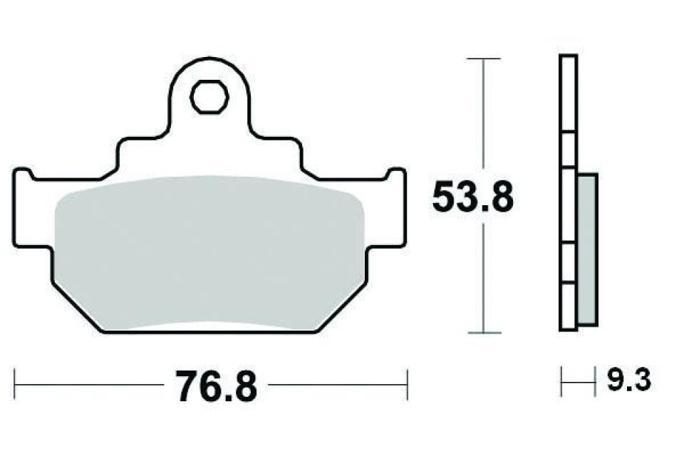 Plaquette de frein Ferodo pour Moto Suzuki 250 Marauder 1999 à 2001 AR111/AR121/AR131 / AV Neuf