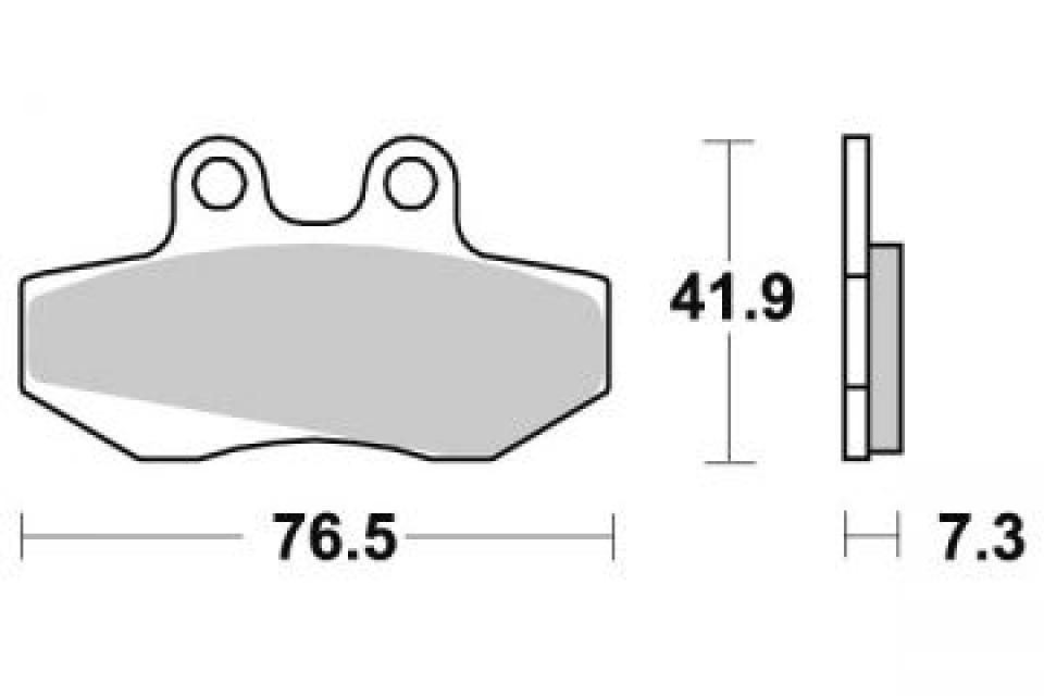 Plaquette de frein Ferodo pour Moto Gas gas 50 Ec Rookie /Sm 2001 à 2010 AV Neuf