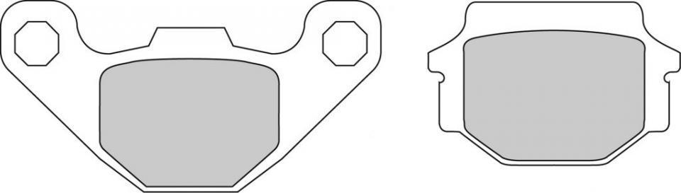 Plaquette de frein Ferodo pour Moto Derbi 50 Senda Sm Drd X-Treme 2011 à 2020 AV / FDB731P Neuf