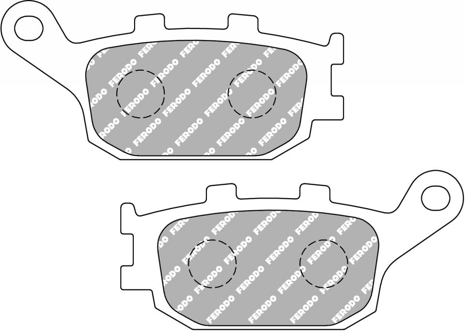 Plaquette de frein Ferodo pour Moto Kawasaki 1000 Z 2007 à 2009 ZRT00BCA / AR Neuf