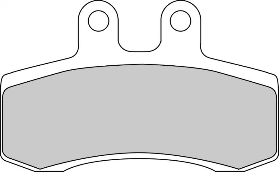 Plaquette de frein Ferodo pour Moto MZ 660 Baghira 1999 à 2005 AV / FDB782P Neuf