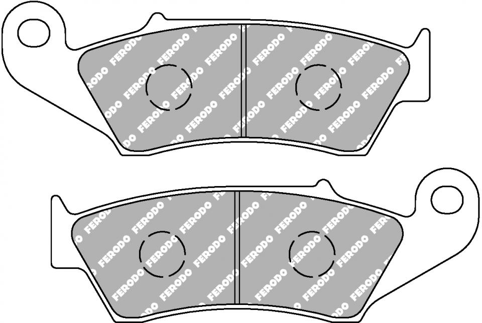 Plaquette de frein Ferodo pour Moto Gas gas 250 EC CAMI 4T 2013 à 2017 AV Neuf