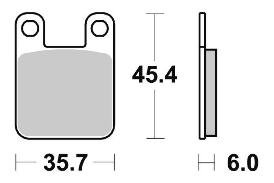 Plaquette de frein Ferodo pour Moto Gas gas 50 EC 2002 AV Neuf