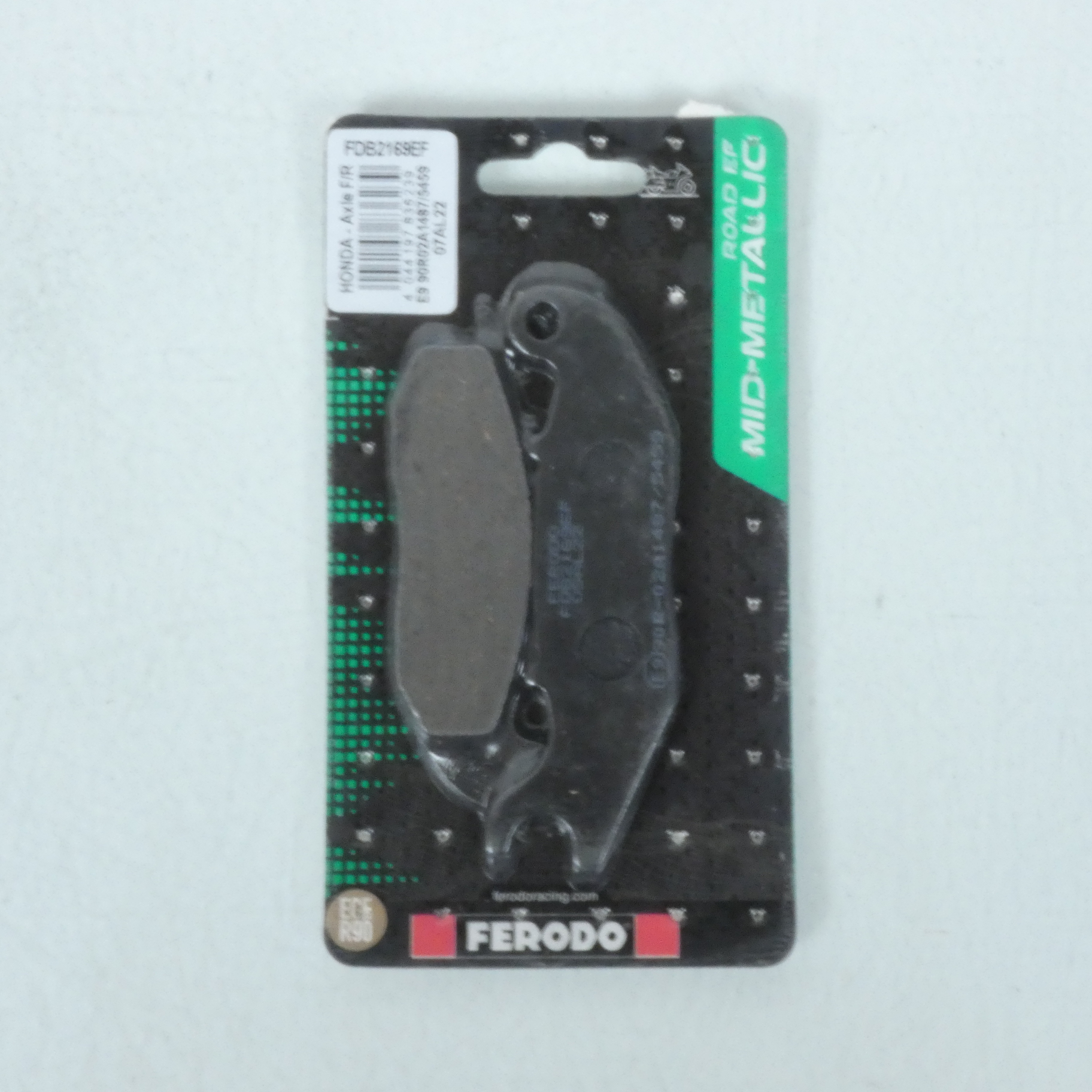 Plaquette de frein Ferodo pour Moto Rieju 125 NKD 2008 à 2009 AV / FDB2169EF Neuf