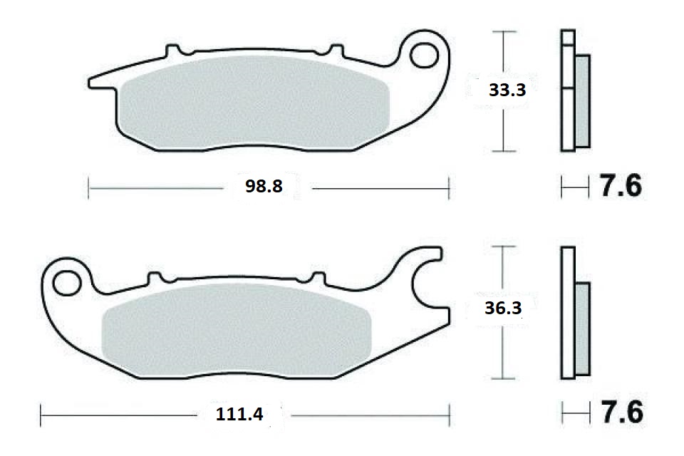 Plaquette de frein Ferodo pour Moto Rieju 125 NKD 2008 à 2009 AV / FDB2169EF Neuf
