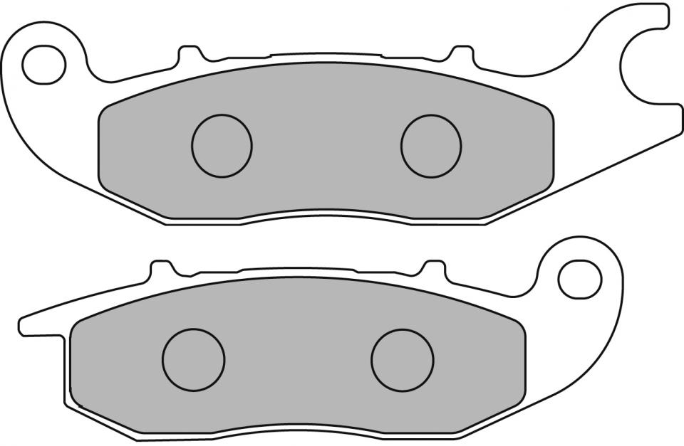 Plaquette de frein Ferodo pour Moto Rieju 125 NKD 2008 à 2009 AV / FDB2169EF Neuf