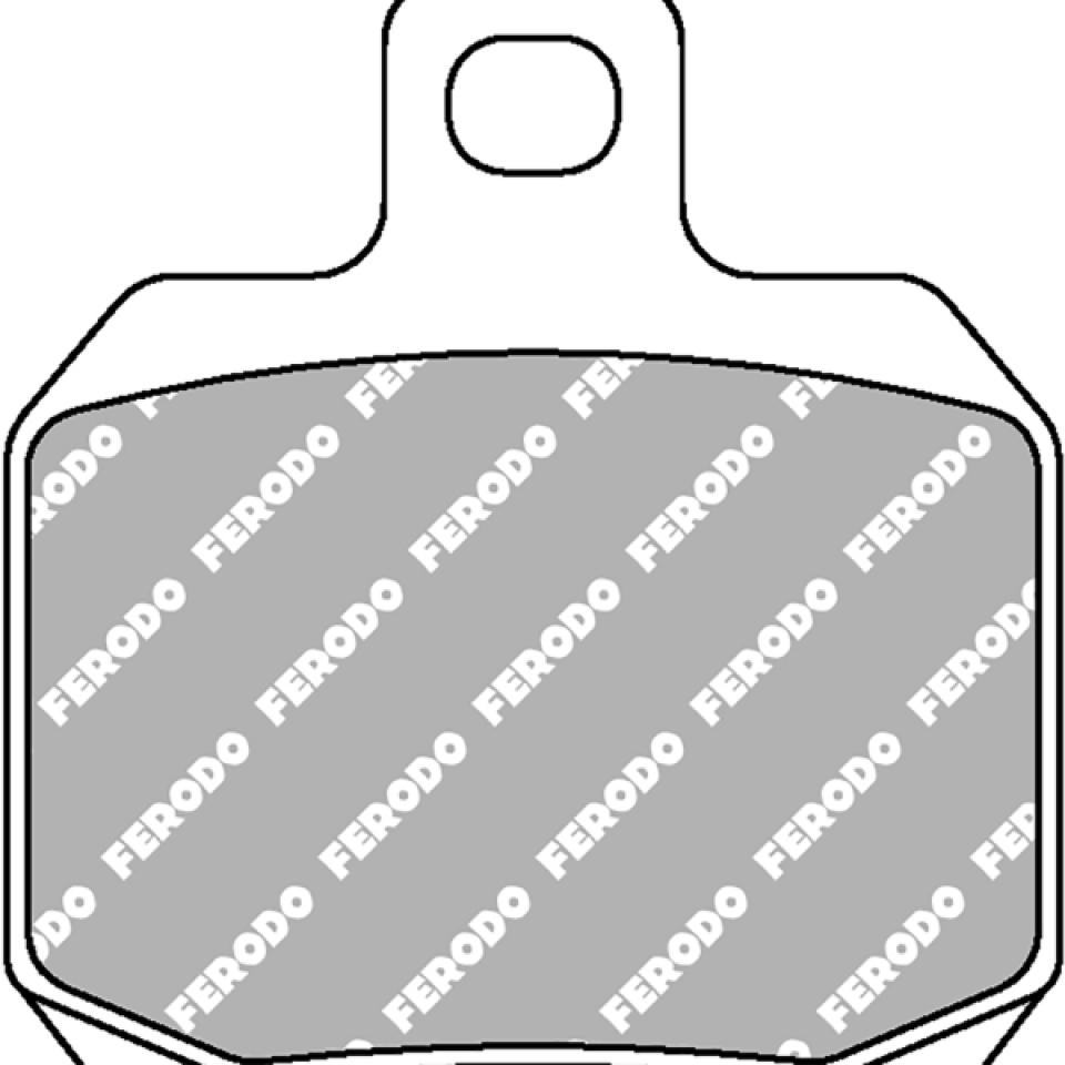 Plaquette de frein Ferodo pour Moto Generic 600 GRS 2014 à 2015 AR Neuf
