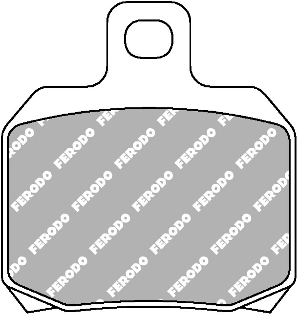 Plaquette de frein Ferodo pour Moto Generic 600 GRS 2014 à 2015 AR Neuf