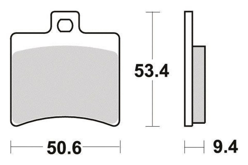 Plaquette de frein Ferodo pour Scooter Aprilia 300 Sport City 2008 à 2014 AR Neuf