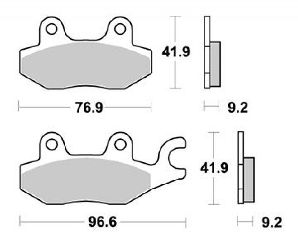 Plaquette de frein Ferodo pour Scooter Kymco 150 Movie XL 2002 à 2007 AV Neuf