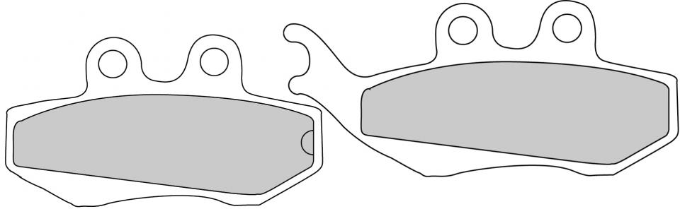 Plaquette de frein Ferodo pour Moto Generic 50 Trigger X 2006 à 2012 AV Neuf