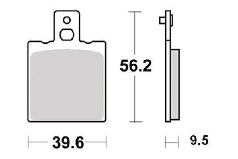 Plaquette de frein Ferodo pour Moto Aprilia 350 ETX TUAREG WIND 1987 à 1988 AR Neuf