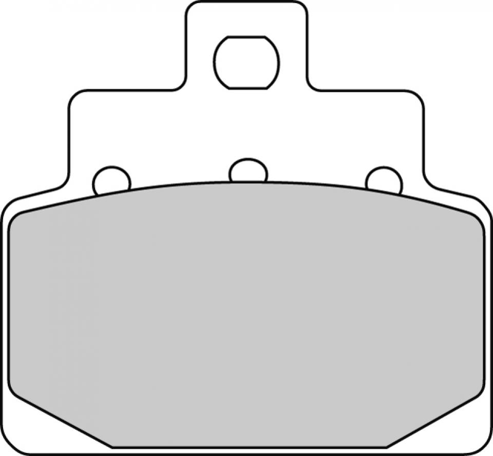 Plaquette de frein Ferodo pour Scooter Aprilia 100 Scarabeo 2T 2000 à 2006 AV / FDB2095EF Neuf