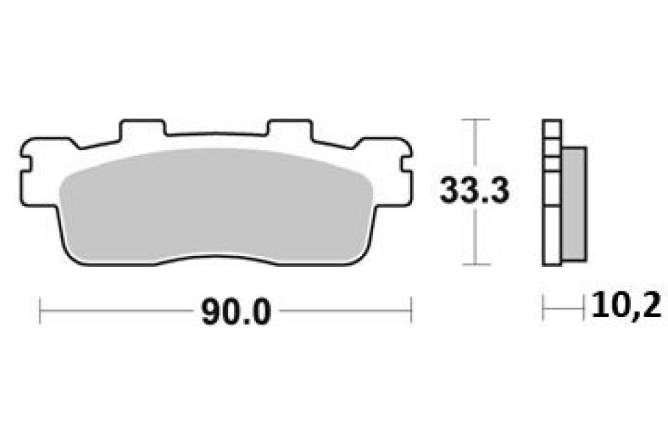 Plaquette de frein Ferodo pour Scooter Kymco 300 Agility 2020 T40000 / AV Neuf