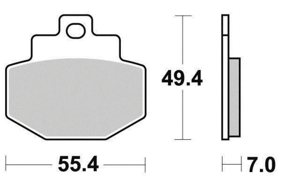 Plaquette de frein Ferodo pour Scooter Gilera 125 DNA 2001 à 2003 M2600 / AR Neuf