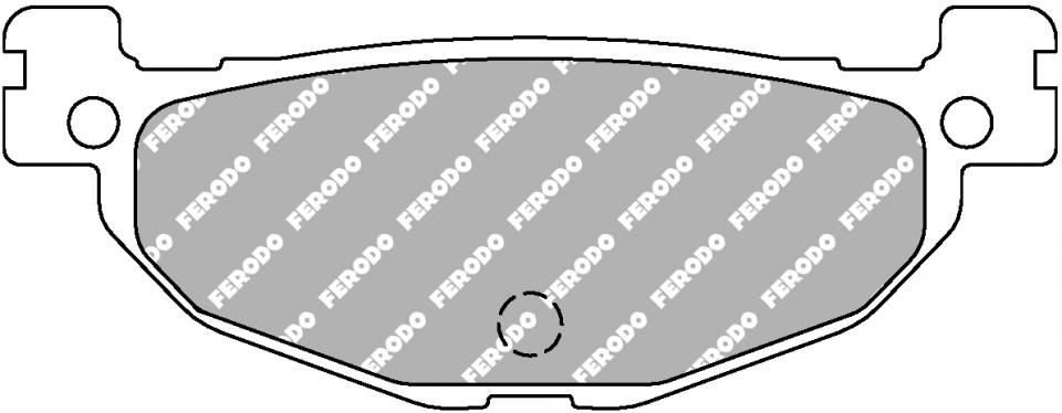 Plaquette de frein Ferodo pour Scooter Yamaha 500 T-Max 2010 à 2011 SJ064 / AR Neuf