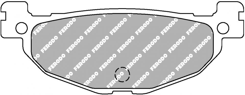 Plaquette de frein Ferodo pour Scooter Yamaha 500 T-Max 2010 à 2011 SJ064 / AR Neuf
