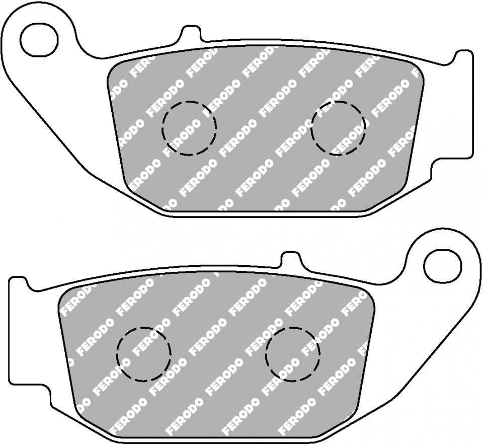 Plaquette de frein Ferodo pour Moto ORCAL 125 SK01 2020 à 2023 AR Neuf